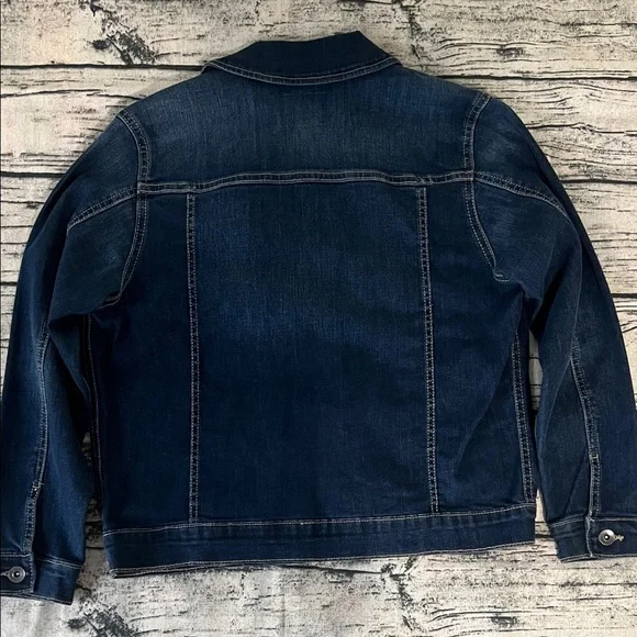 Children’s Place Indigo Denim Jacket Size 10/12 Large - Picture 3 of 5